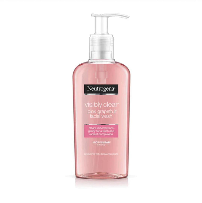 Neutrogena Visibly Clear Pink Grapefruit facial Wash 200ml - Glowify Beauty