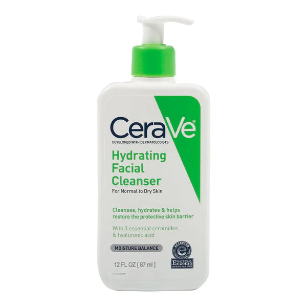 Cerave Hydrating Facial Cleanser For Normal To Dry Skin 87ml - Glowify Beauty