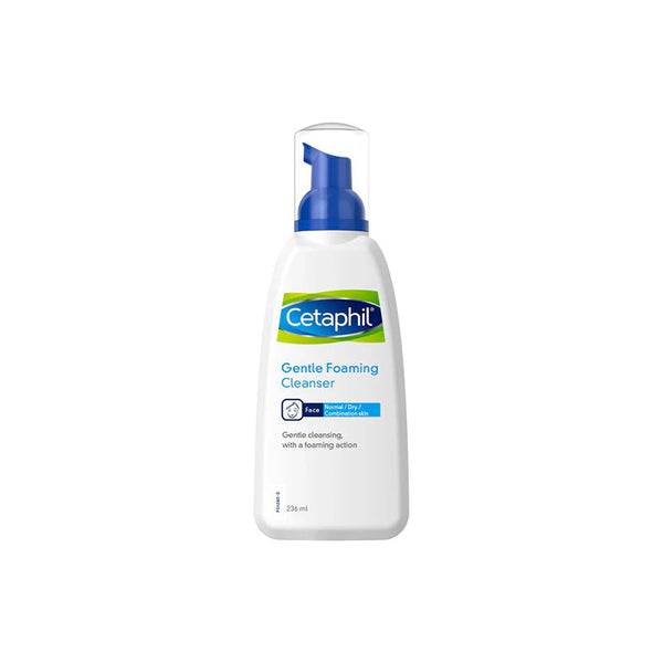 Cetaphil Gentle Foaming Cleanser Normal To Dry Combination Skin 236Ml - Glowify Beauty